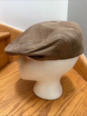 VTG United Hatters Genuine Suede  Gatsby Newsboy flat cap